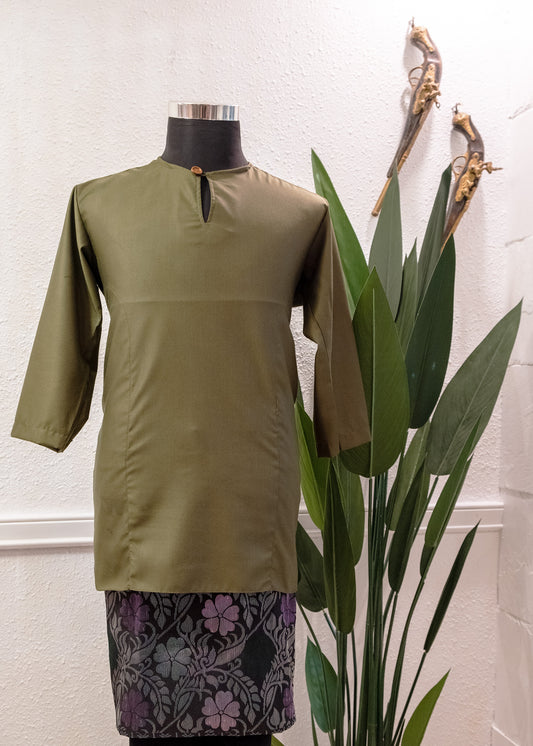 3 Quarter Kurta Light Olive